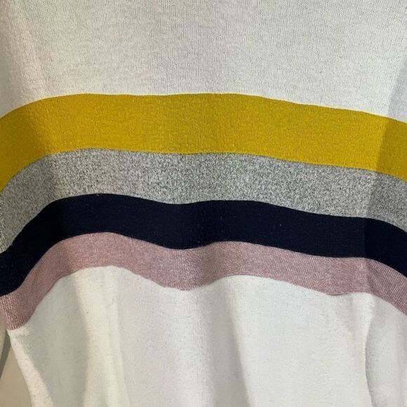 Ella Mara Striped Casual Sweater. An Anthropologie Brand, Small. Made in USA - Picture 9 of 13